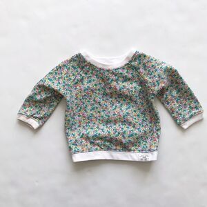 Carters floral print sweatshirt GUC 6 months